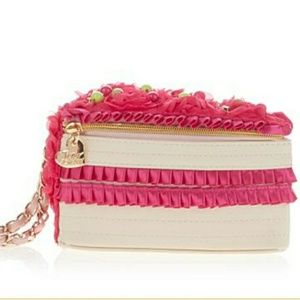 Betsey Johnson | Bags | Betsey Johnson Slice Of Cake Wristlet Purse ...